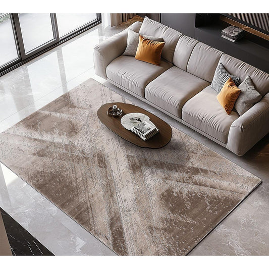 Χαλί Zenia Art 9443 165x230εκ Μπεζ/Γκρι