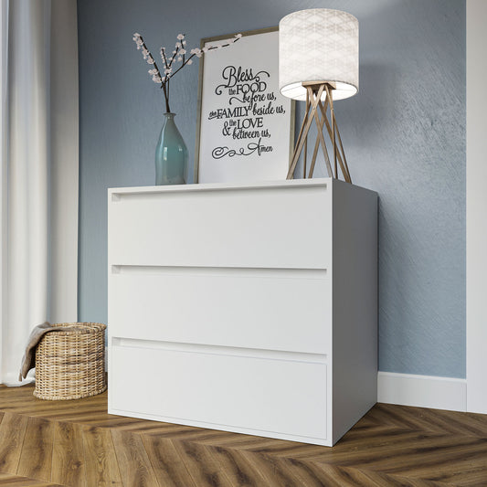 Συρταριέρα Idea Λευκό 80x42x76