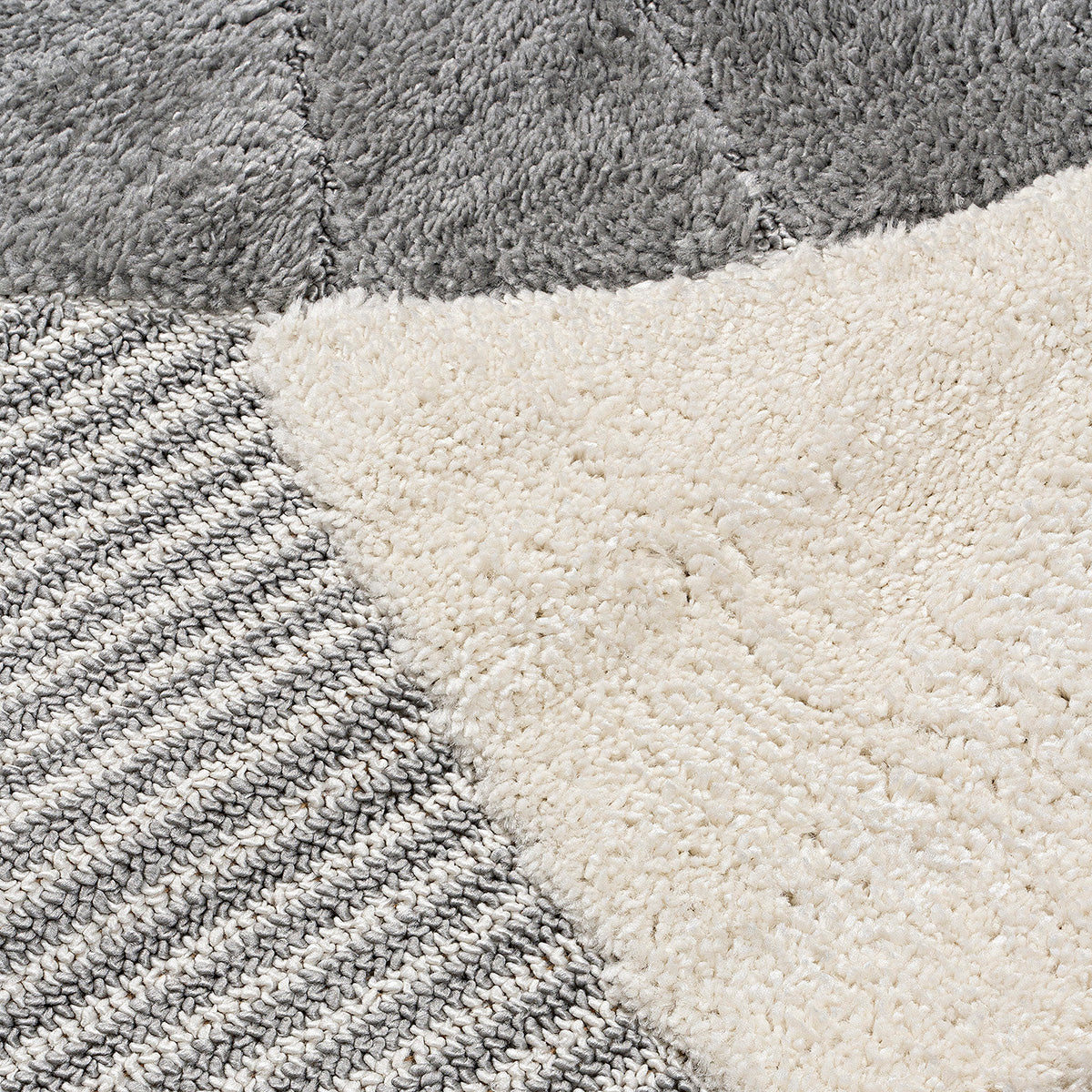 Ροτόντα Loop Art 9556 133x133εκ Γκρι Λευκό