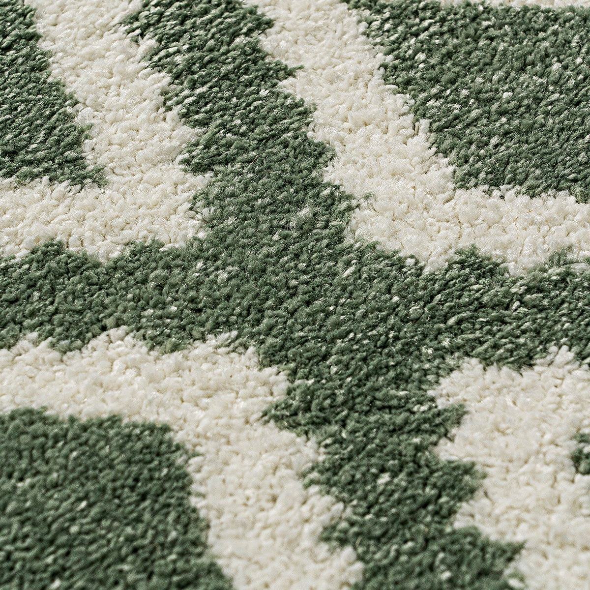 Πατάκι Vibe Art 9573 67x150εκ Μέντα Λευκό