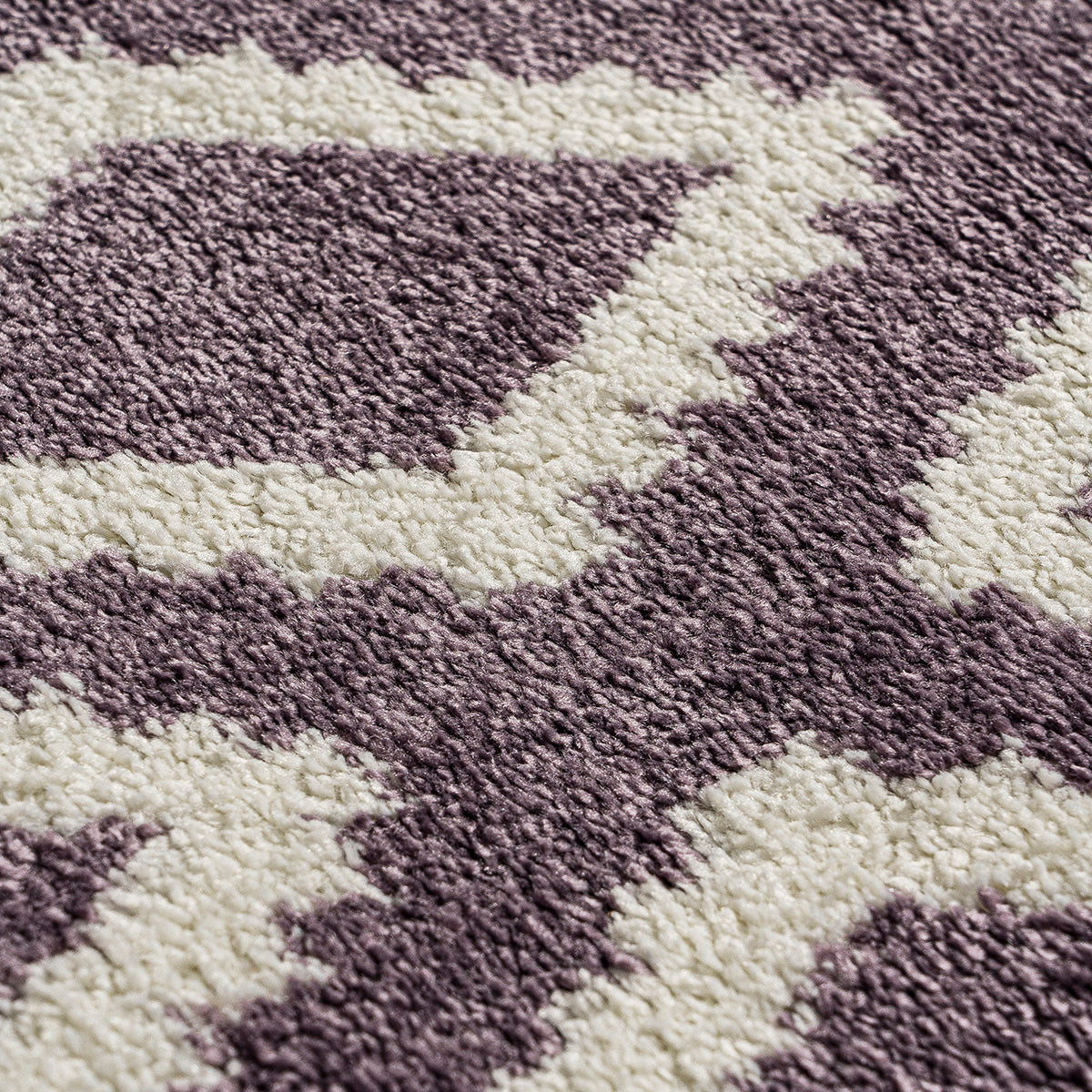 Πατάκι Vibe Art 9578 67x150εκ Λιλά Λευκό