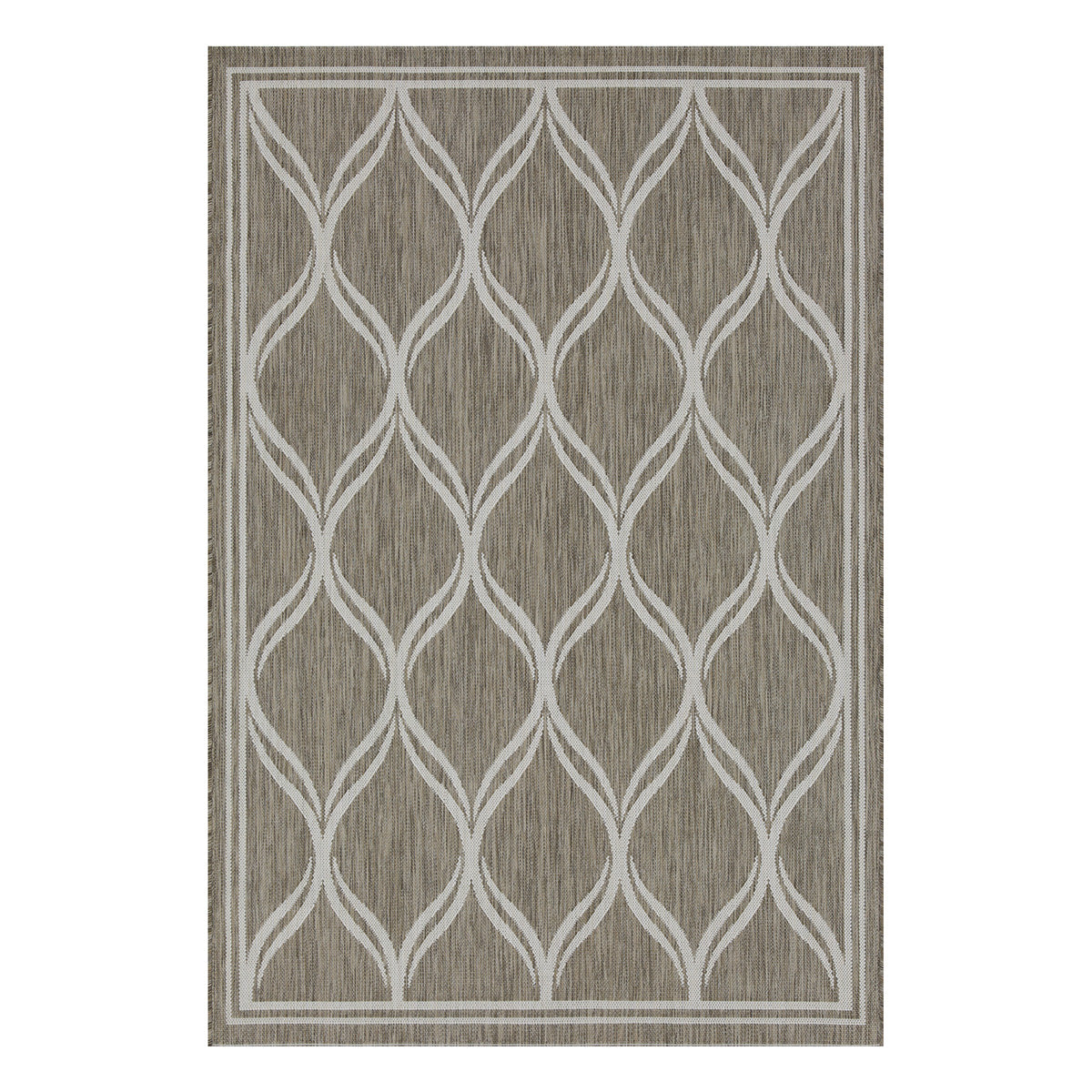 Χαλί Ψάθα Palm Art 9773 166x230εκ Μπεζ