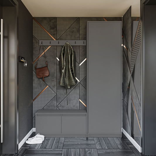 Σετ Εισόδου Sara Γκρι 150x33x205