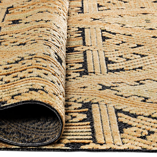 Χαλί Boutique Art 9825 120x170εκ Κίτρινο