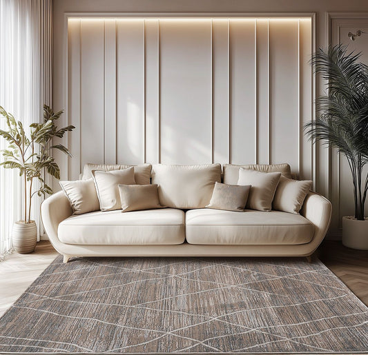 Χαλί Serena Art 9834 Μπεζ/Γκρι 200x290εκ