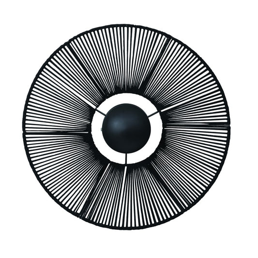 Απλίκα Σχοινί Μαύρη Ε27 Φ40