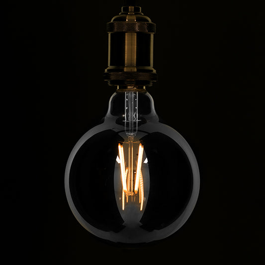 99073 Λάμπα E27 G125 Γλόμπος LED LONG FILAMENT 8W 800 lm 320° AC 85-265V Edison Retro με Φιμέ Γυαλί Θερμό Λευκό 2700 K Dimmable