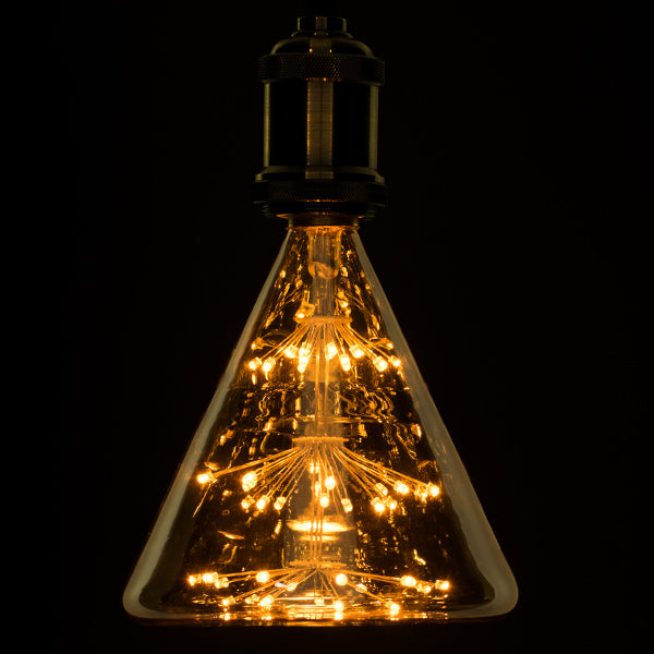 99213 Λάμπα E27 CNC150 MTX Conical DIODE HP LED String 4W 400 lm 320° AC 85-265V Edison Retro με Μελί Γυαλί Ultra Θερμό Λευκό 2200 K