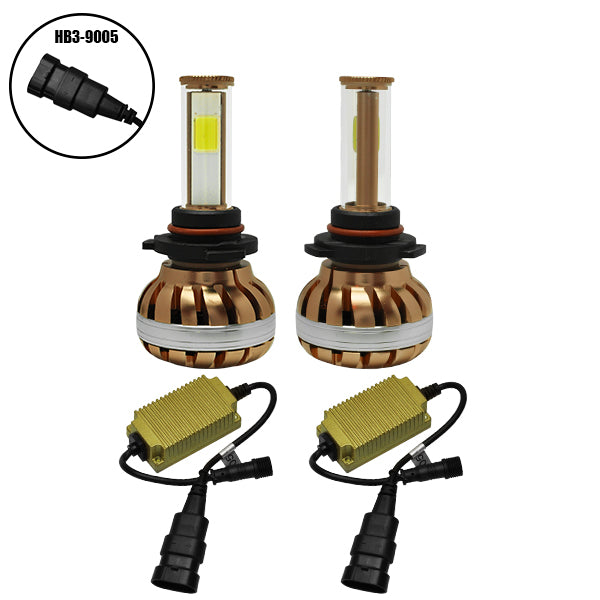 99705 LED HID KIT HB3 9005 COB LED 45 Watt COB LED 4500 Lumen 9-32 Volt DC 6000K