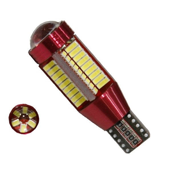 T10 W5W 40192 Λαμπτήρας LED T10 Can Bus με 78 SMD 4014 5.5W DC 12-16V IP20 312lm 360° 6000K