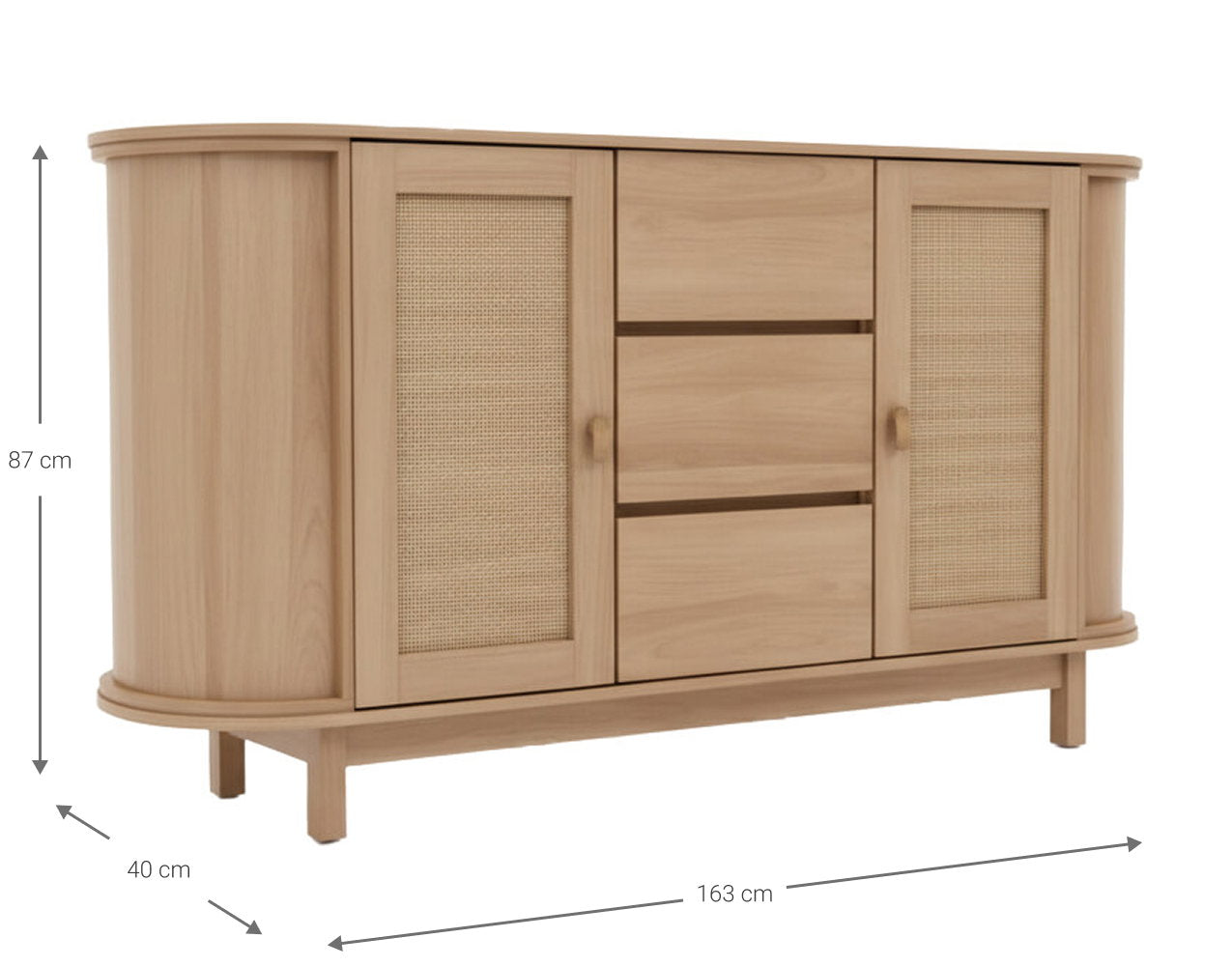 Μπουφές Cibra 163x40x87