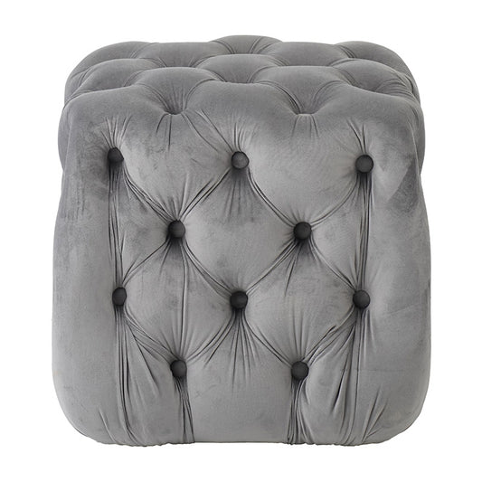 ASTRA ΣΚΑΜΠΟ GREY VELVET ΥΦΑΣΜΑ 45x45x45