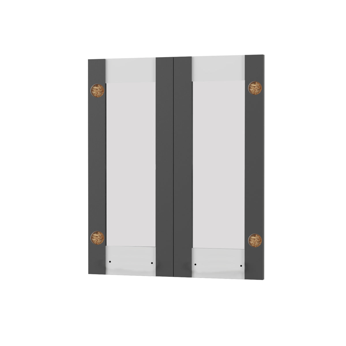 Άνω Πορτάκια-Τζάμι Charlotte Γραφίτης 60x71.8x1.6