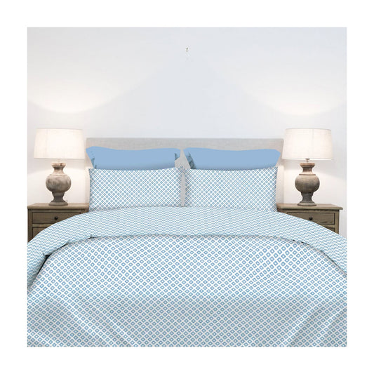 Σετ Σεντόνια 2x(2,45x2,60εκ) + 2x(52x72εκ) Ariel Blue