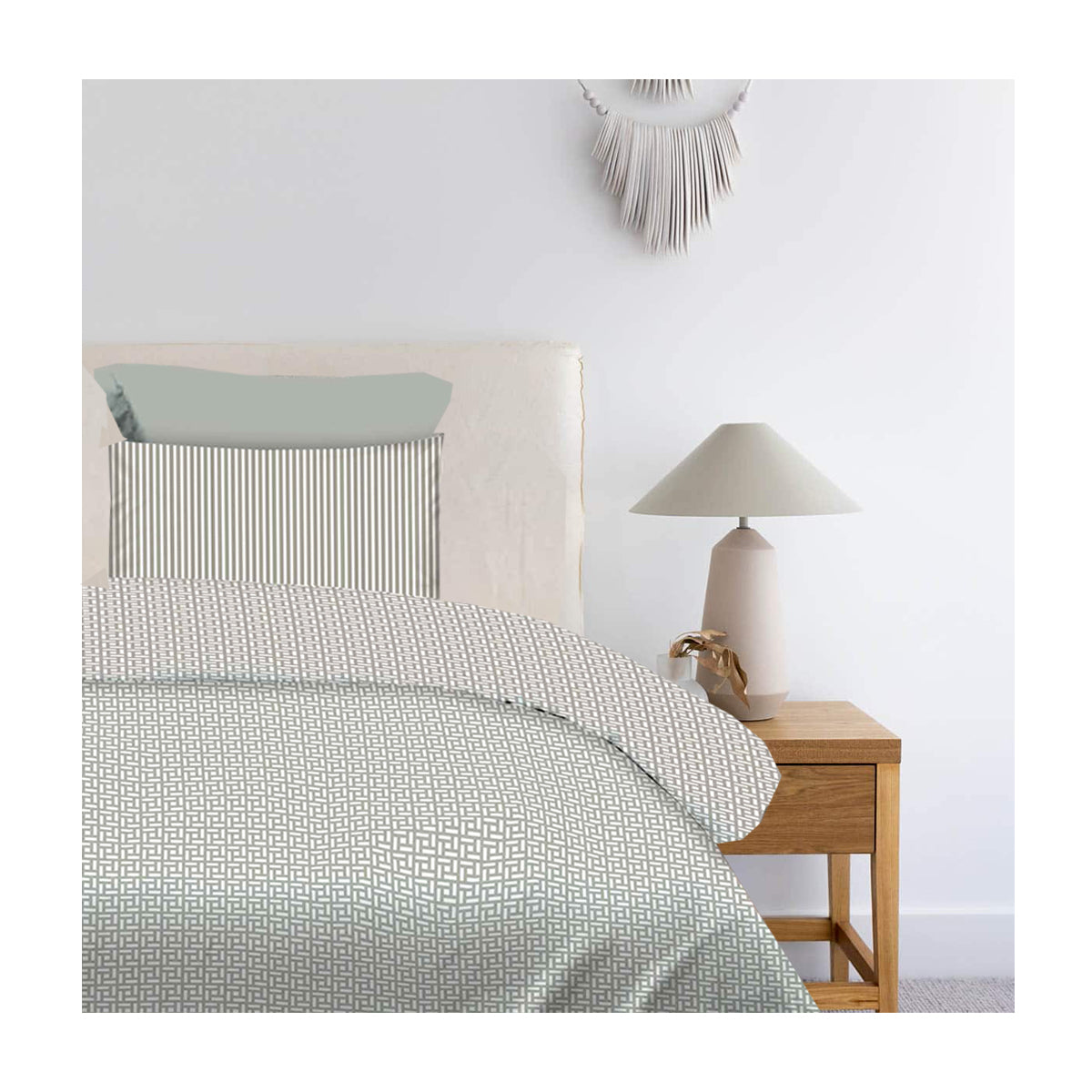 Παπλωματοθήκες Μονές Ariel Grey