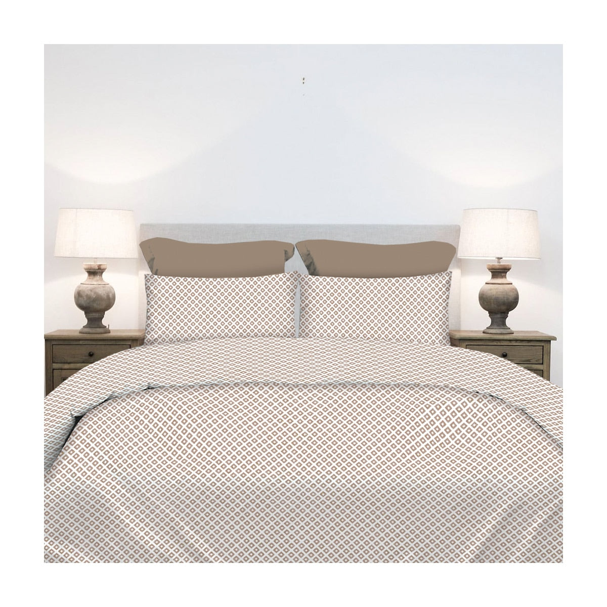 Παπλωματοθήκες Υπέρ/πλες Ariel Beige