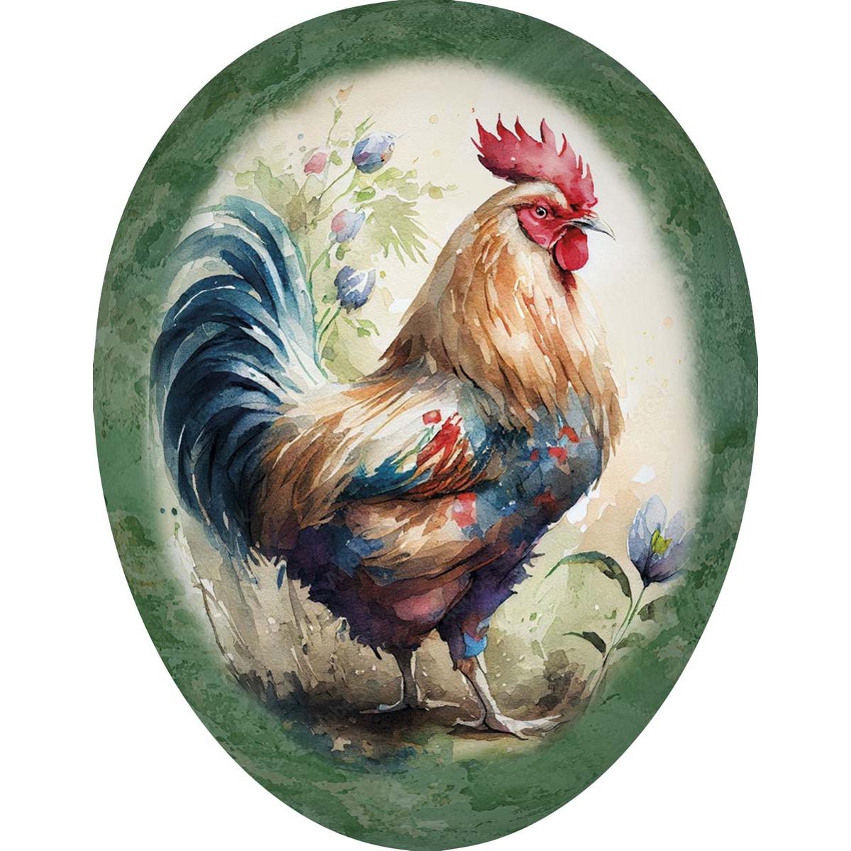 Αυγό Χάρτινο Ανοιγόμενο Rooster 35εκ