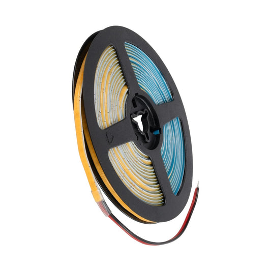 BEE 70357 Ταινία LED 9W/m 810lm/m 120° DC 24V IP20 384 x COB Chip/m Θερμό Λευκό 2700K Dimmable - Sanan COB Chip - Μ500 x Π0.5 x Υ0.2cm - Ρολό 5 Μέτρων