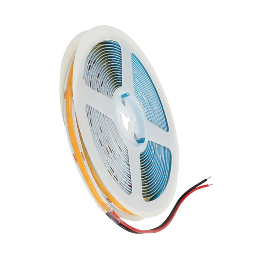 BEE 70362 Ταινία LED 8W/m 640lm/m 120° DC 24V IP20 320 x COB Chip/m Ultra Θερμό Λευκό 2200K Dimmable - Sanan COB Chip - Μ500 x Π0.8 x Υ0.2cm - Ρολό 5 Μέτρων
