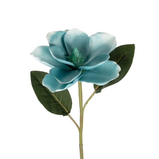 BLUE MAGNOLIA BRANCH 21425 Τεχνητό Διακοσμητικό Κλαδί Μπλε Μαγνόλια Y80cm