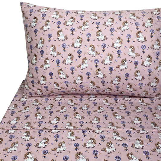 Παιδικά Σετ Σεντόνια Μονά Boho Unicorn