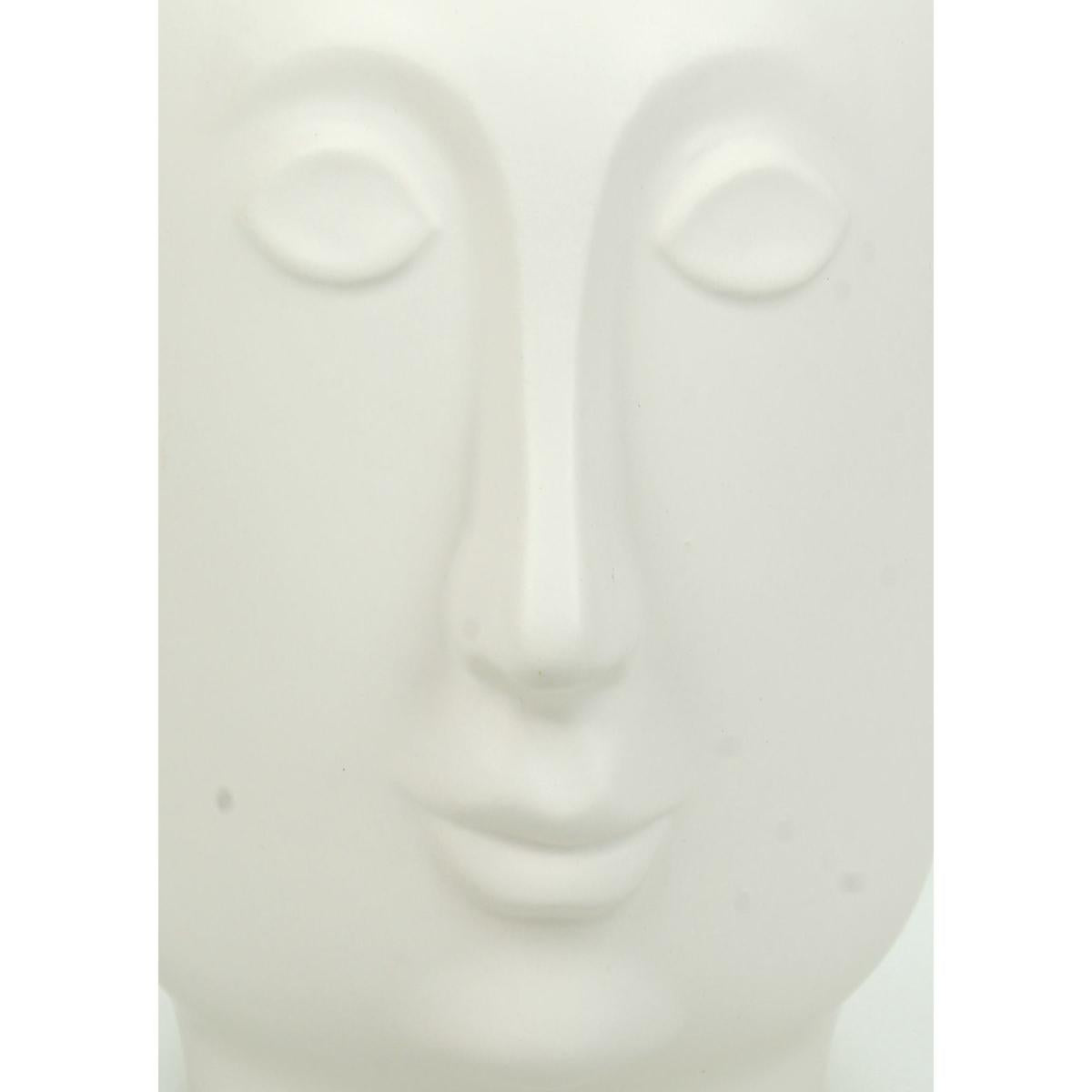 Βάζο Λευκό Κεραμικό 14.6x13x14.8