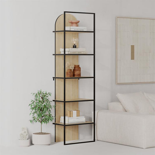 Βιβλιοθήκη Archy Χρώμα Sapphire Oak 53x31,7x180