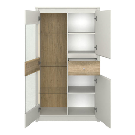 Βιτρίνα Karin Cashmere-Evoke Oak 86x36.5x153