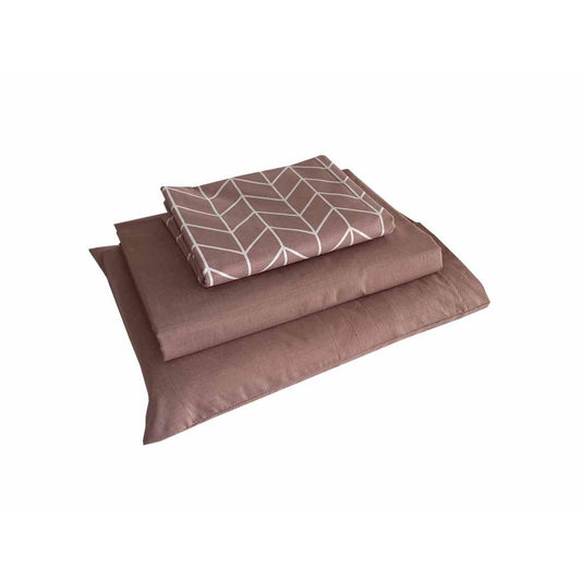 Βρεφικά Σεντόνια Κούνιας Σετ Alpis Dusty Rose