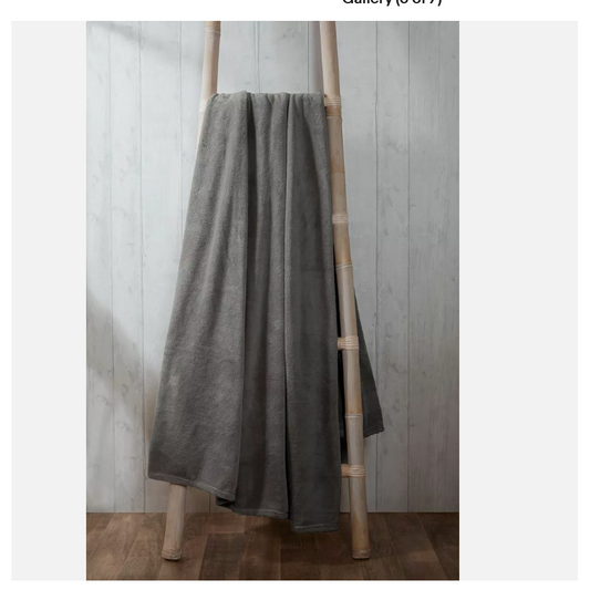 Κουβέρτα Καναπέ / Διακοσμητικό Ριχτάρι 130x160εκ Grey