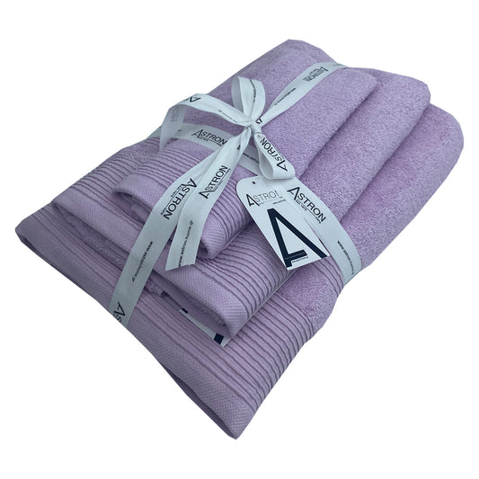 Πετσέτες Σετ 3 Τμχ Light Lilac