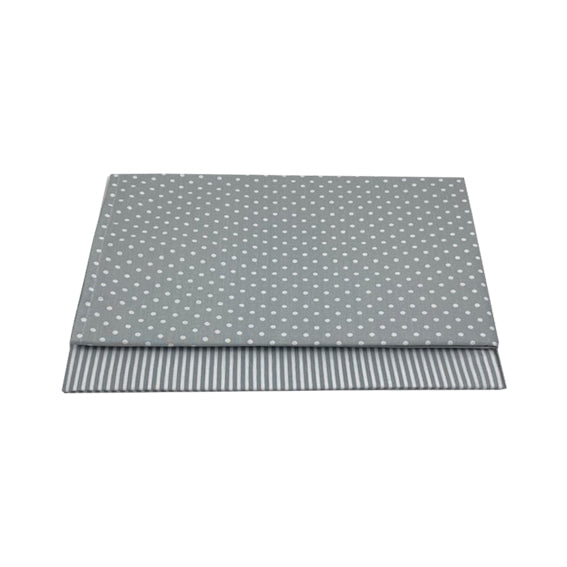 Βρεφικά Σεντόνια Λίκνου Σετ Paolina Gray