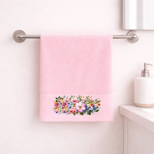 Πετσέτα Προσώπου 50×90εκ Rosie Dusty Rose
