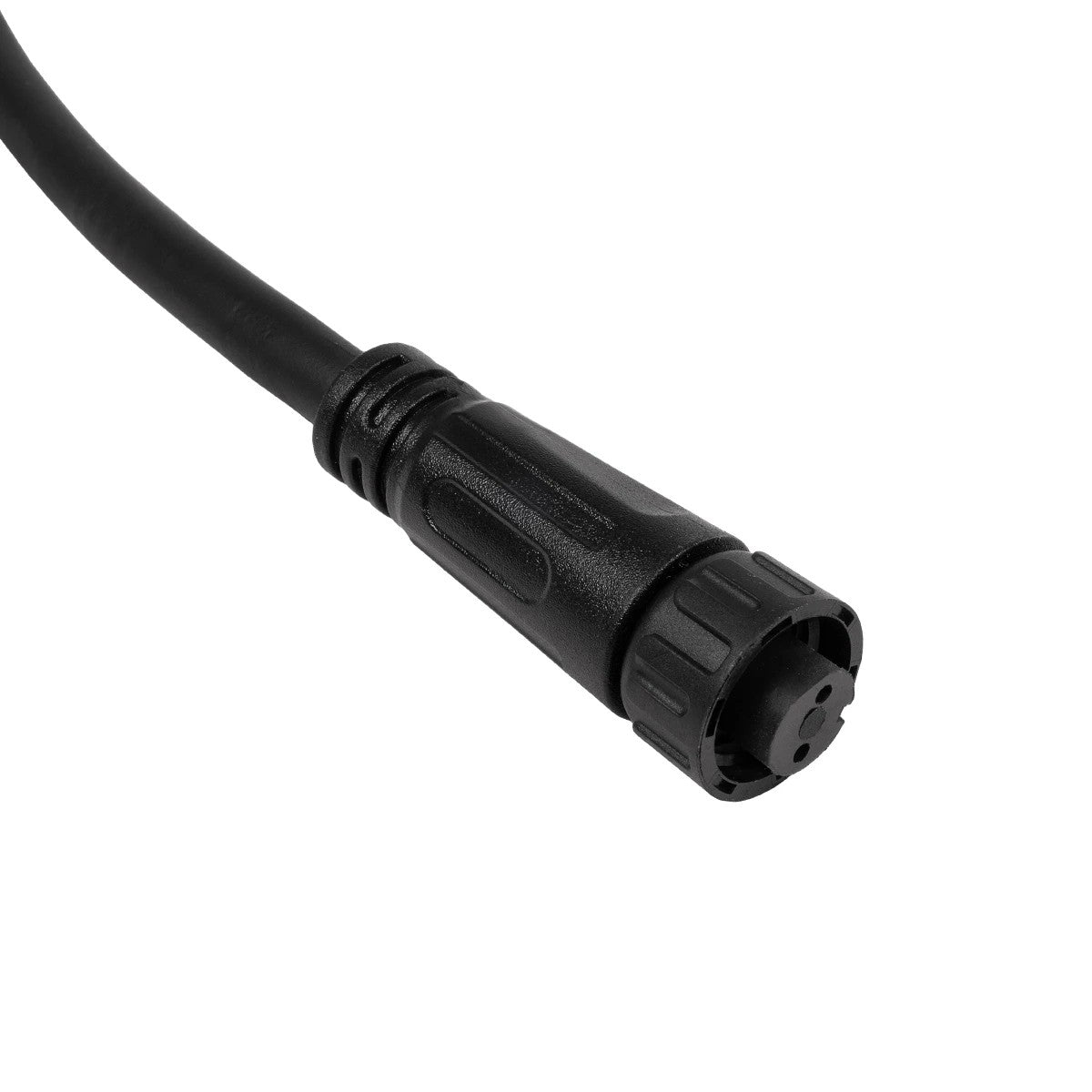 CONNECTOR 60955 2 Pin Καλώδιο/Επέκταση Ι 1 Μέτρου με Είσοδο 1 x Αρσενικό Βύσμα & Έξοδο 1 x Θηλυκό Βύσμα Αδιάβροχο IP68 - Μαύρο - Μ100 x Π1.5 x Υ1.5