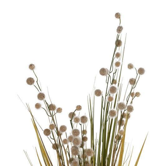 CRASPEDIA GRASS 21479 Τεχνητό Διακοσμητικό Φυτό Κρασπέδια Υ120cm