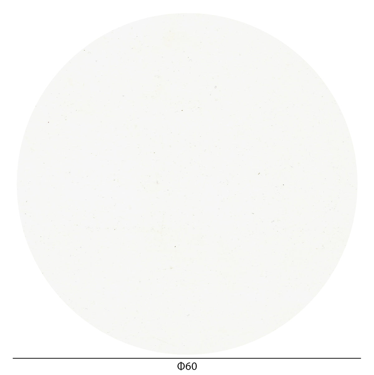 ΕΠΙΦΑΝΕΙΑ ΤΡΑΠΕΖΙΟΥ HPL ΣΤΡΟΓΓΥΛΗ WHITE Φ60εκ