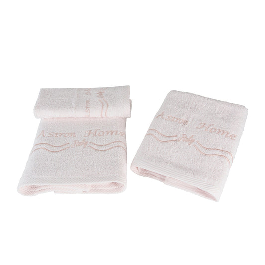 Πετσέτες Σετ 3 Τμχ Ecru Design 1