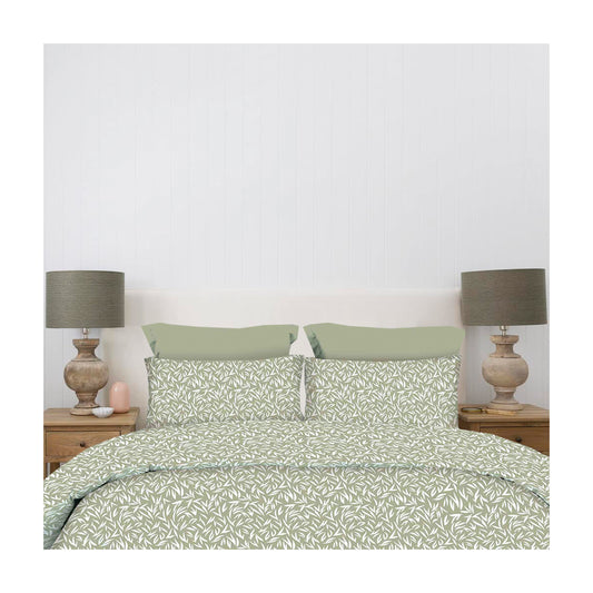 Σετ Σεντόνια 2x(2,45x2,60εκ) + 2x(52x72εκ) Emelia Olive