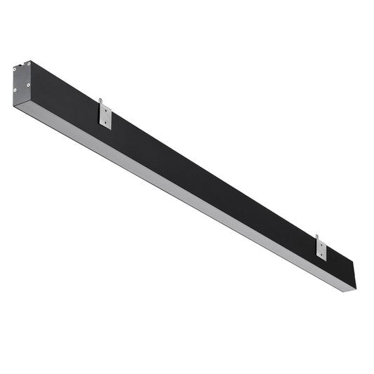 FELIX 61028-W Γραμμικό Φωτιστικό Τοίχου - Απλίκα Linear LED CCT 54W 6500lm 120° AC 220-240V Μ120 x Π3.5 x Υ7cm - Εναλλαγή Φωτισμού μέσω Τηλεχειριστηρίου All In One Ψυχρό 6000k+Φυσικό 4500k+Θερμό 2700k Dimmable - Μαύρο