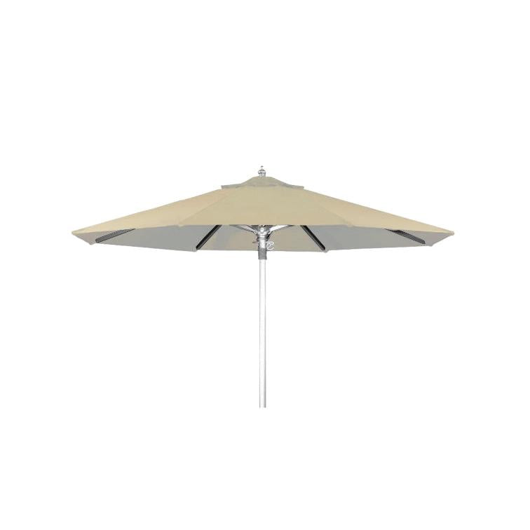 Fiji Ομπρέλα Φ200/8 ALU. Polyester Εκρού 200x200εκ