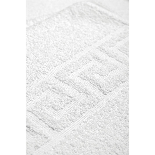 Πετσέτα Προσώπου Ξενοδοχείου Gentle 500gsm Greek Border Art Ε3008 100% Cotton 50x95εκ Λευκό