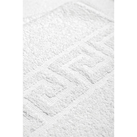 Πετσέτα Μπάνιου Ξενοδοχείου Gentle 500gsm Greek Border Art Ε3009 100% Cotton 70x140εκ Λευκό