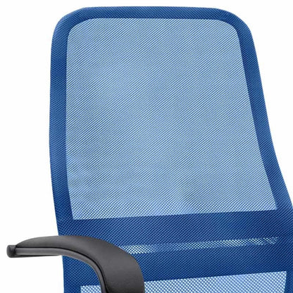 Καρέκλα Γραφείου Moonlight Με Ύφασμα Mesh Χρώμα Μπλε - Μαύρο 66,5X70X102/112