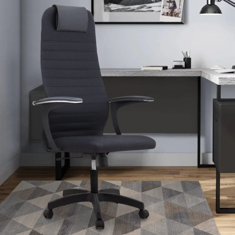 Καρέκλα Γραφείου Darkness Με Διπλό Ύφασμα Mesh Χρώμα Μαύρο 63X58X123/133