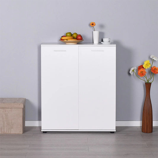 Ντουλάπι - Παπουτσοθήκη 24 Ζευγών Ultra Δίφυλλο σε Χρώμα Λευκό 91x35x108