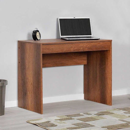 Γραφείο Εργασίας Vareno από Μελαμίνη Χρώμα Καρυδί 90x55x75