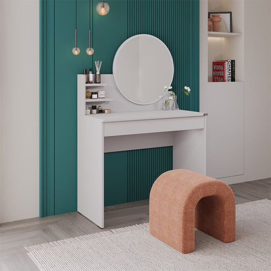 Τουαλέτα με Καθρέπτη Dior Χρώμα Λευκό του Πάγου 90x45x138