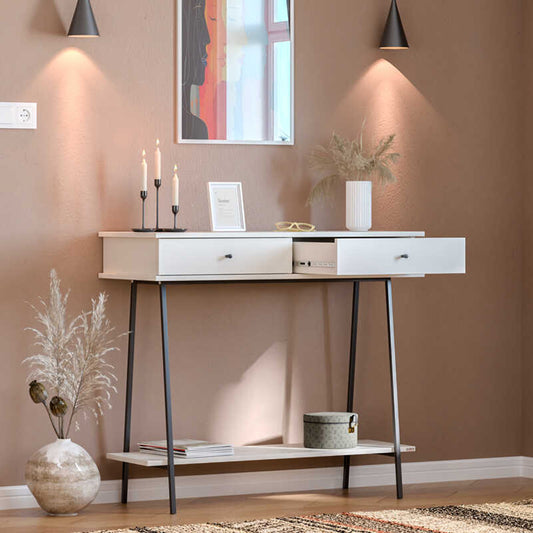 Κονσόλα Elite Χρώμα Λευκό του Πάγου 100x40x88