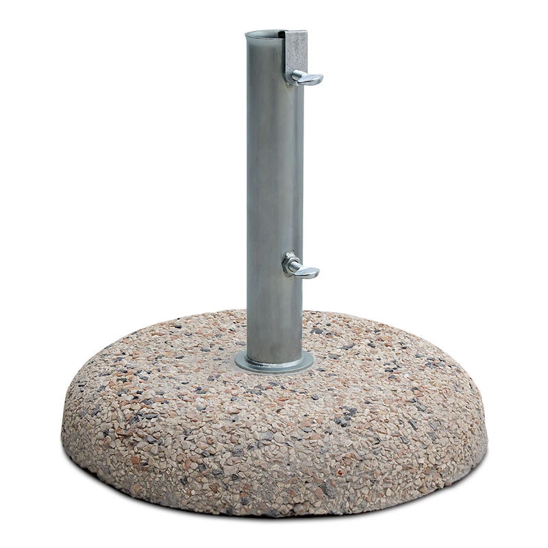 Βάση Ομπρέλας Τσιμεντένια Ψηφιδωτή 15kg με Σωλήνα Φ52εκ