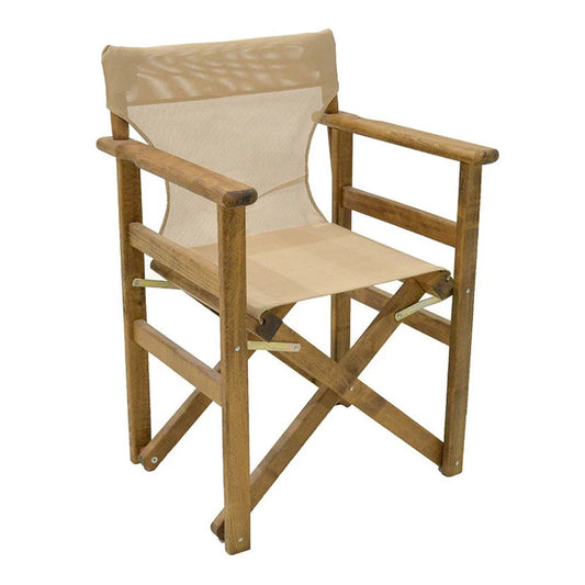 Διάτρητο Πανί Επαγγελματικό για Πολυθρόνα Σκηνοθέτη Χρώματος Φραπέ